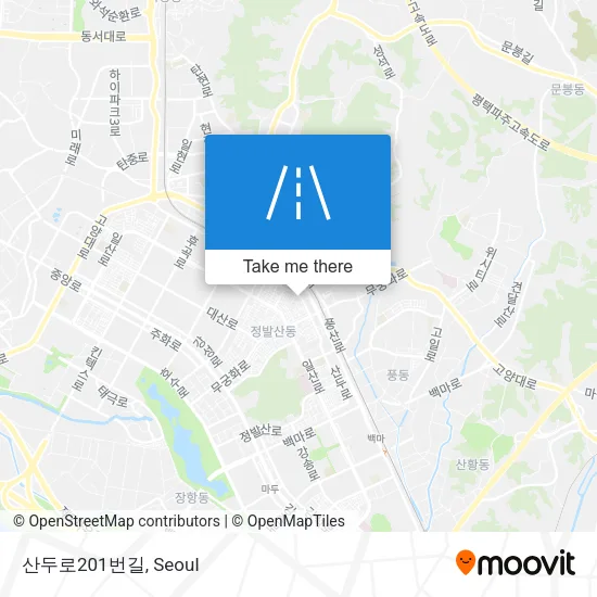 산두로201번길 map