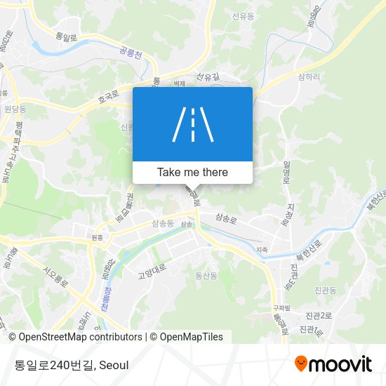 통일로240번길 map