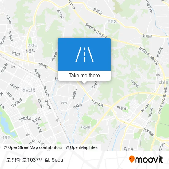 고양대로1037번길 map