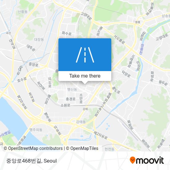 중앙로468번길 map