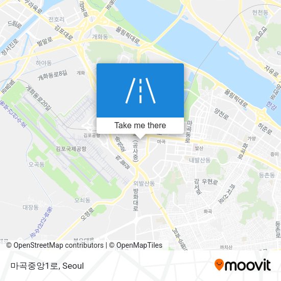 마곡중앙1로 map
