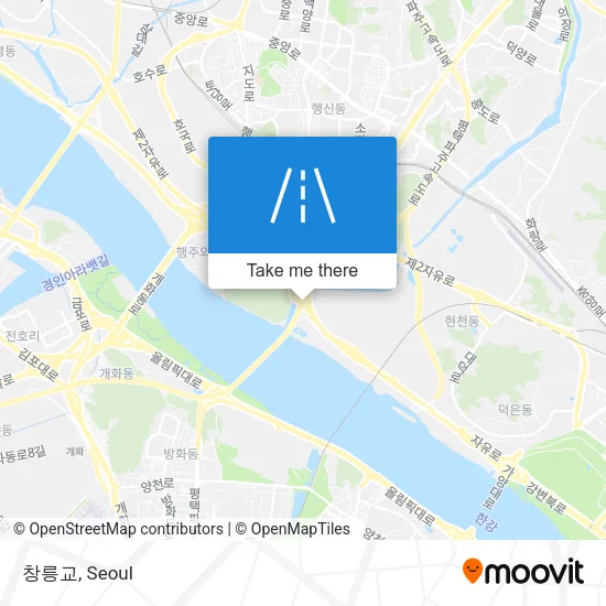 창릉교 map