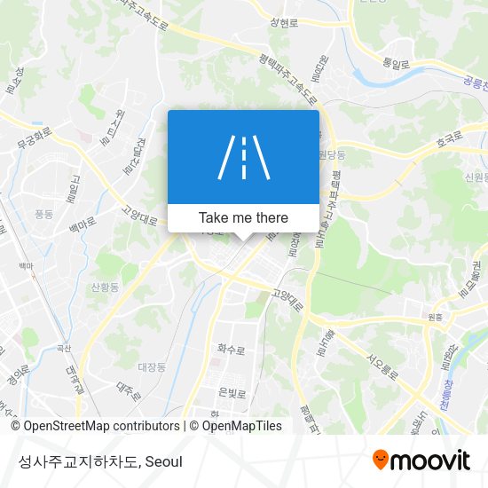 성사주교지하차도 map