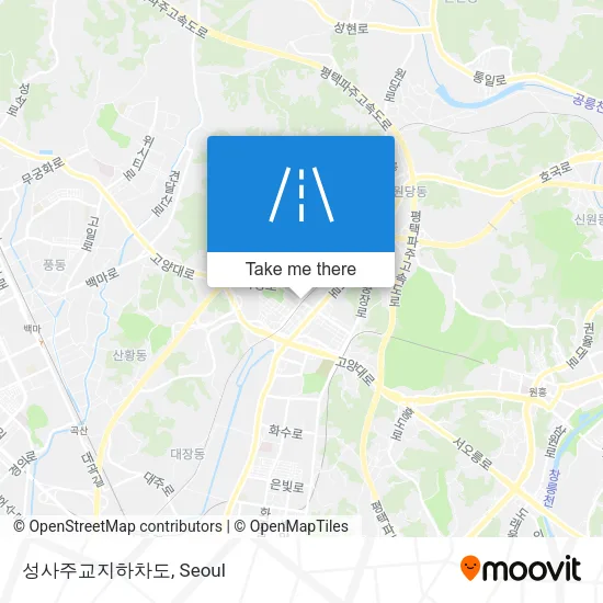 성사주교지하차도 map