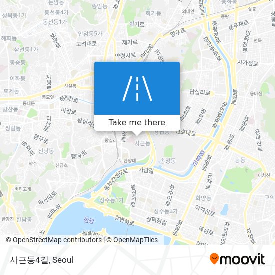 사근동4길 map