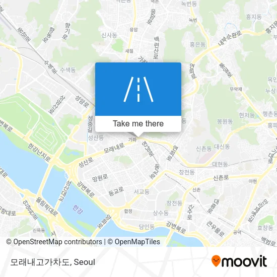 모래내고가차도 map