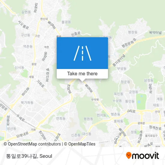 통일로39나길 map