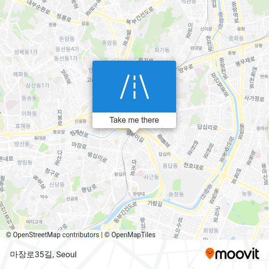 마장로35길 map