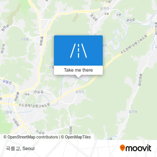 곡릉교 map
