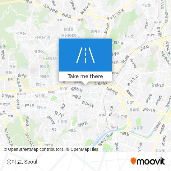 용미교 map