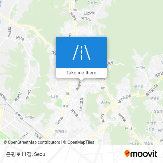 은평로11길 map