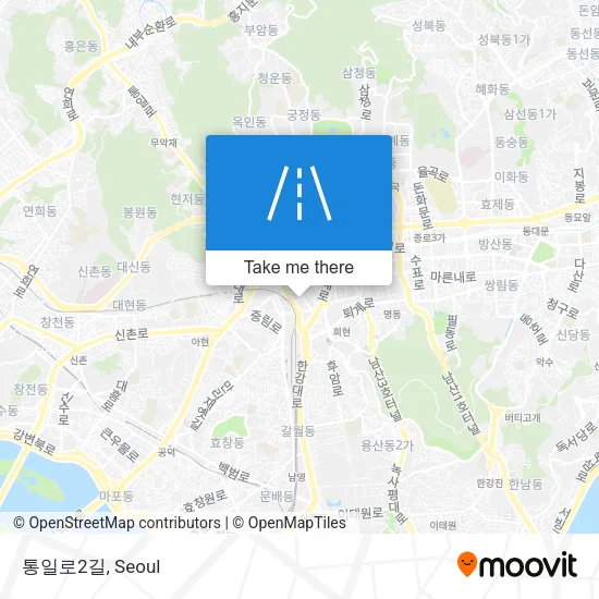 통일로2길 map