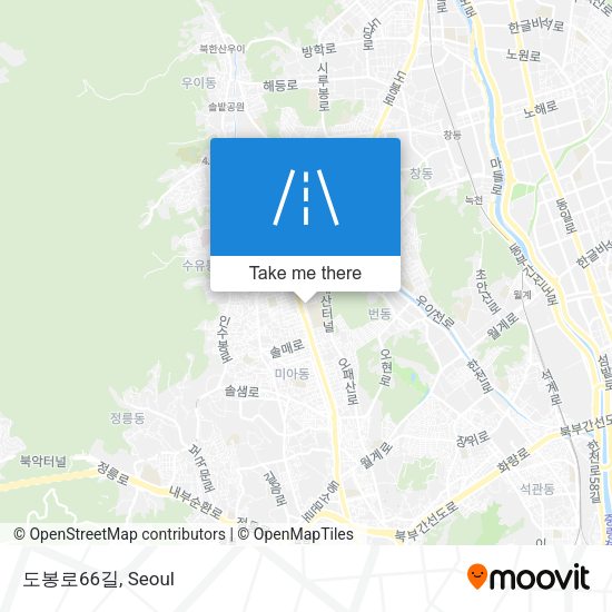 도봉로66길 map