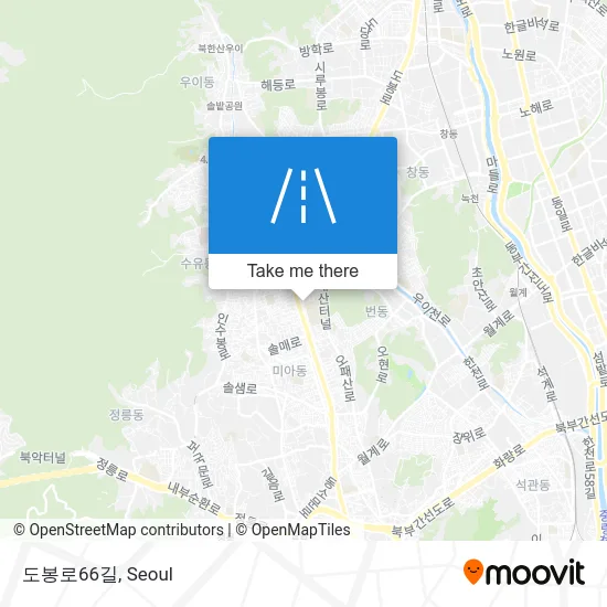 도봉로66길 map