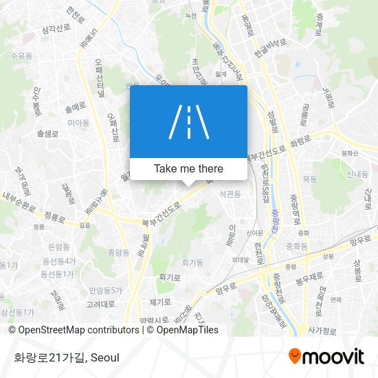 화랑로21가길 map