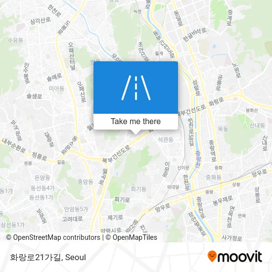 화랑로21가길 map