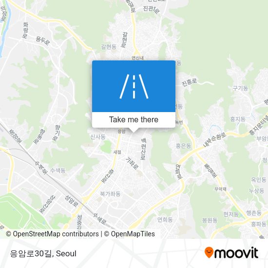 응암로30길 map