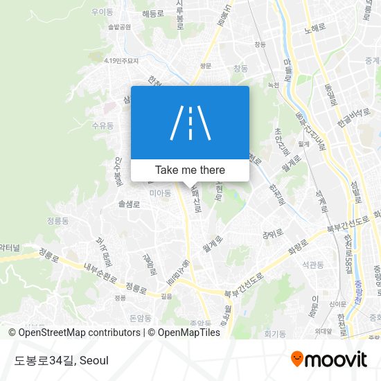 도봉로34길 map