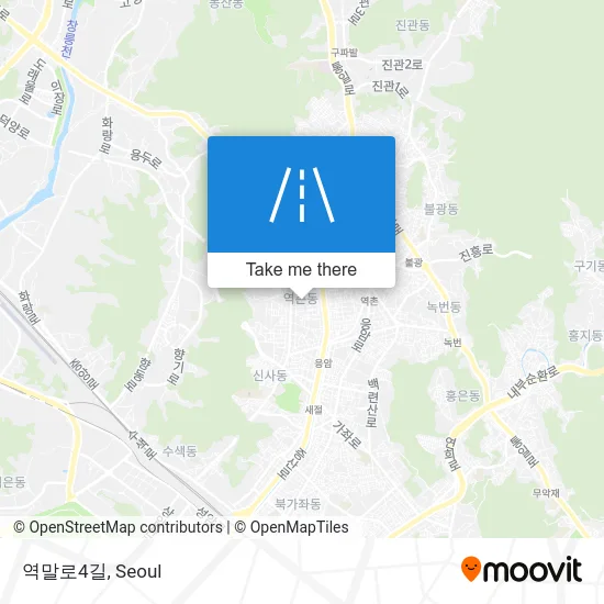 역말로4길 map