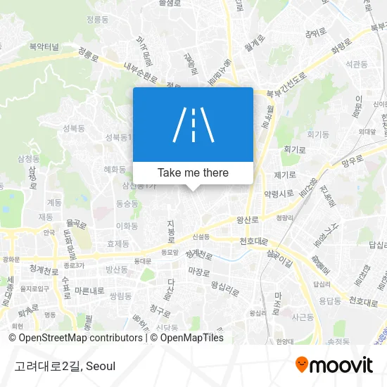 고려대로2길 map