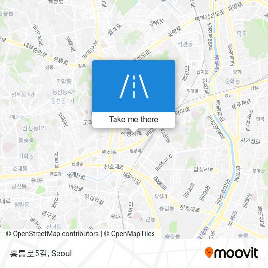 홍릉로5길 map