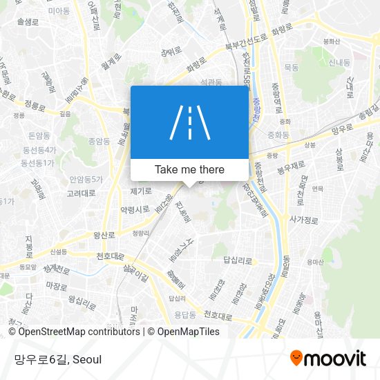 망우로6길 map