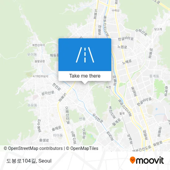 도봉로104길 map