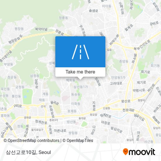 삼선교로10길 map