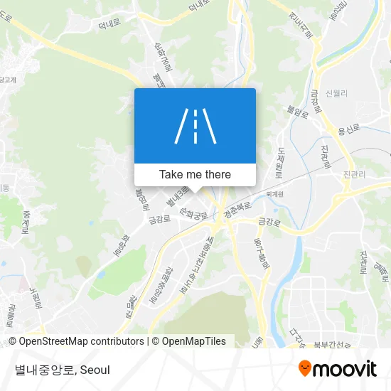 별내중앙로 map