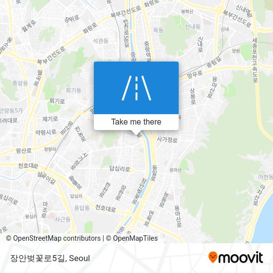 장안벚꽃로5길 map