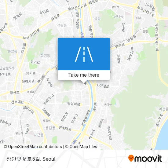 장안벚꽃로5길 map