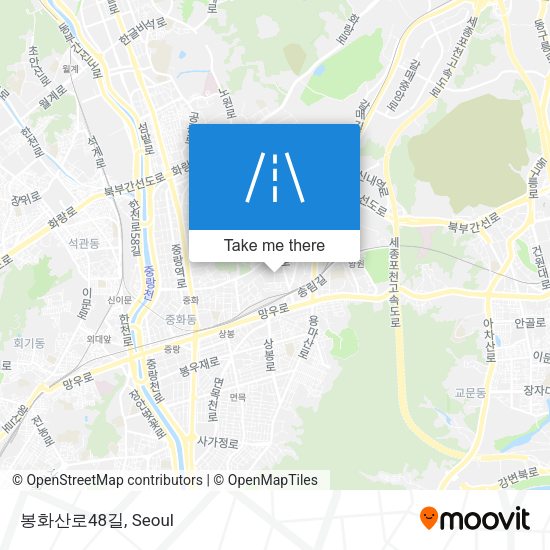 봉화산로48길 map
