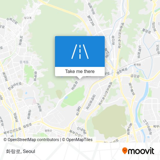 화랑로 map