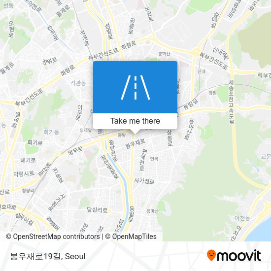 봉우재로19길 map