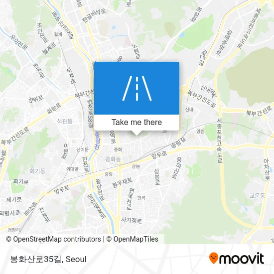 봉화산로35길 map