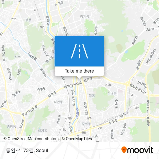 동일로173길 map