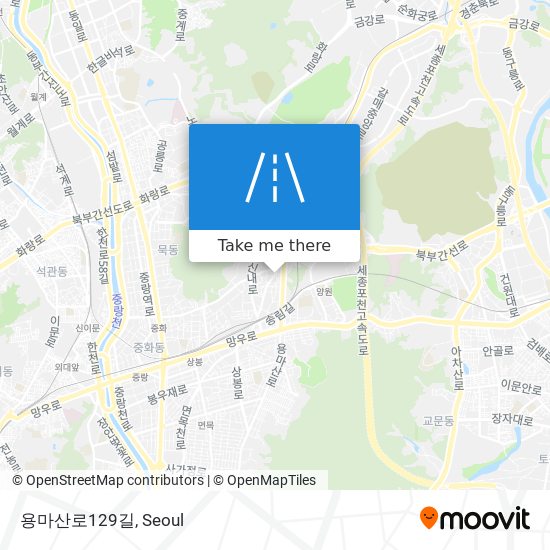 용마산로129길 map