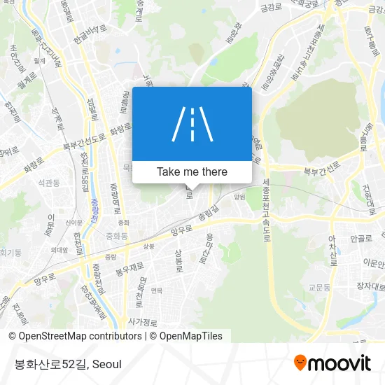 봉화산로52길 map