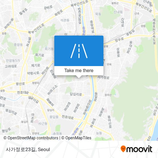 사가정로23길 map