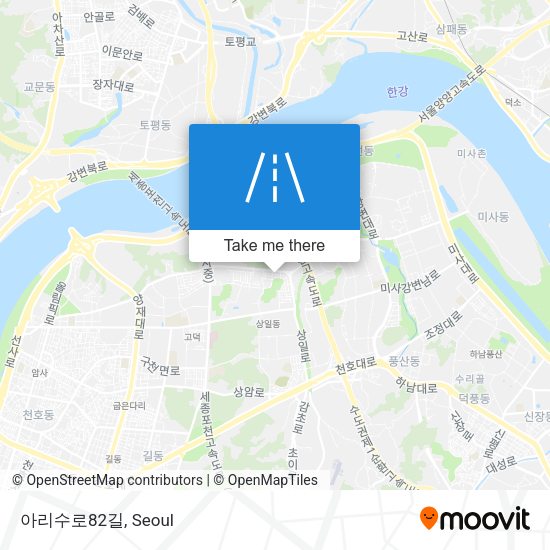 아리수로82길 map