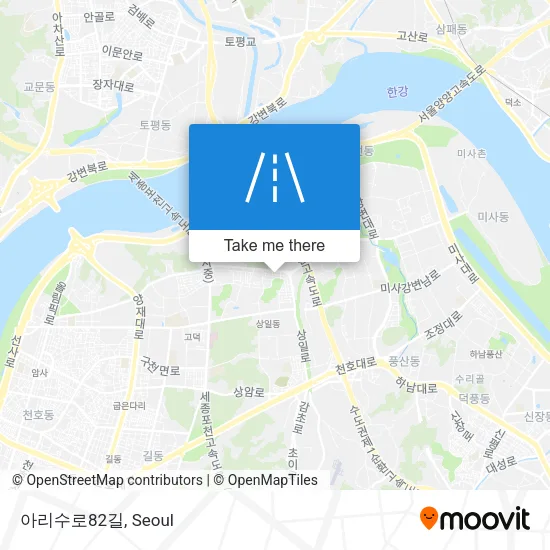 아리수로82길 map