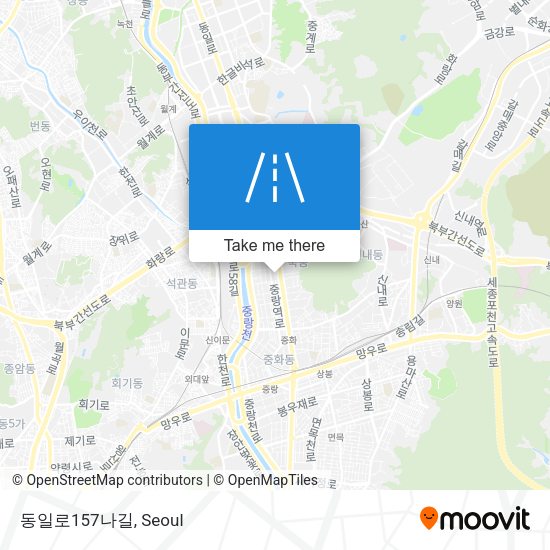 동일로157나길 map