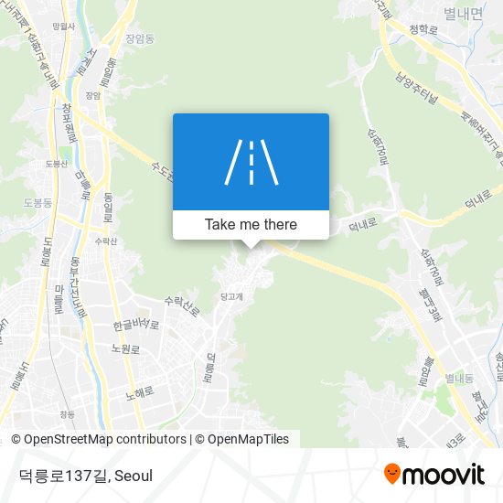 덕릉로137길 map