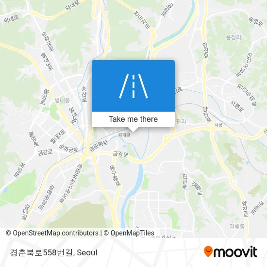 경춘북로558번길 map