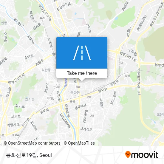 봉화산로19길 map