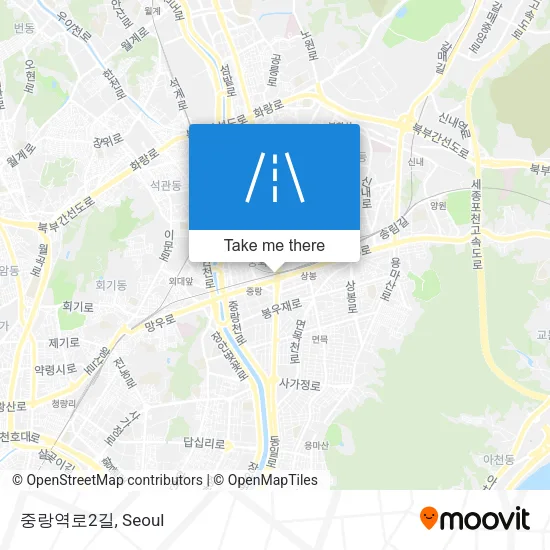 중랑역로2길 map