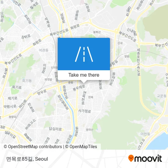 면목로85길 map
