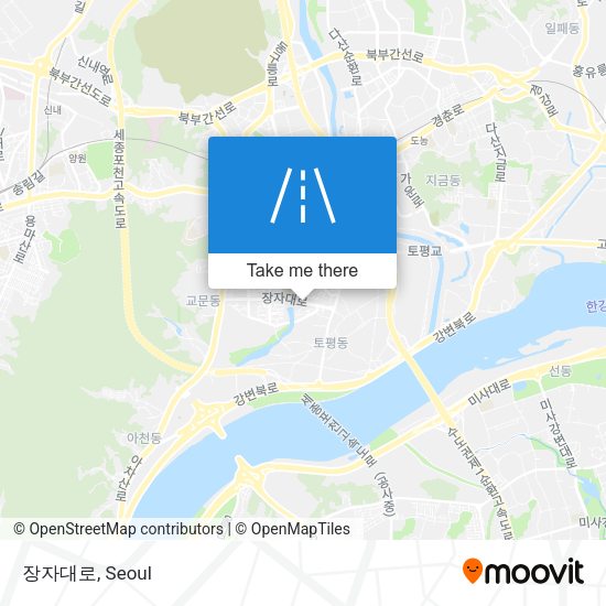 장자대로 map