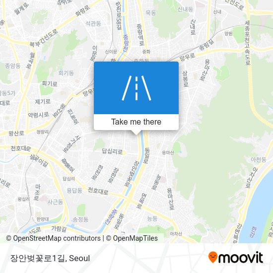 장안벚꽃로1길 map