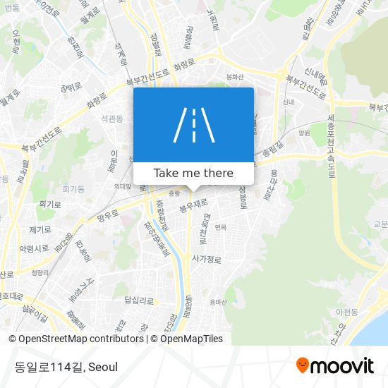 동일로114길 map